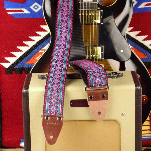 alien guitar strap unique hippie strap