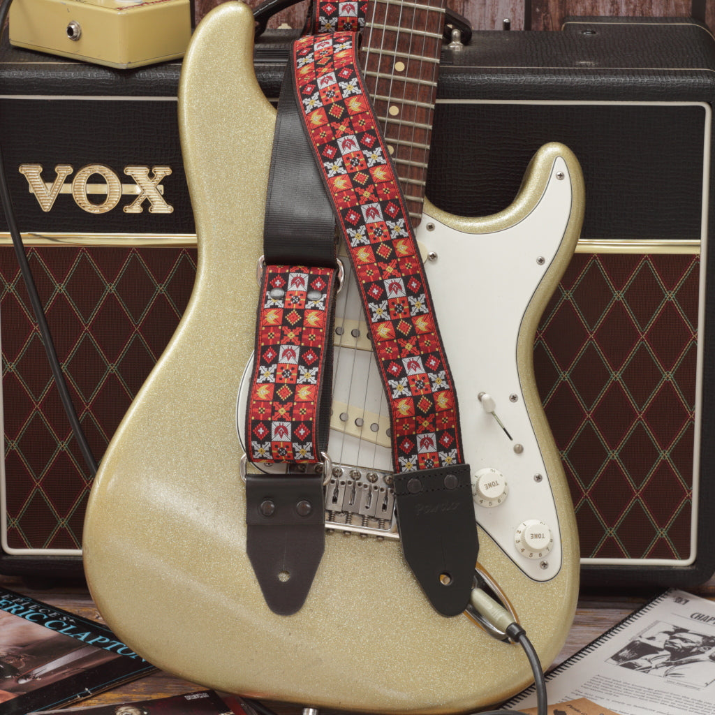 Best electric guitar strap Hendrix woodstock