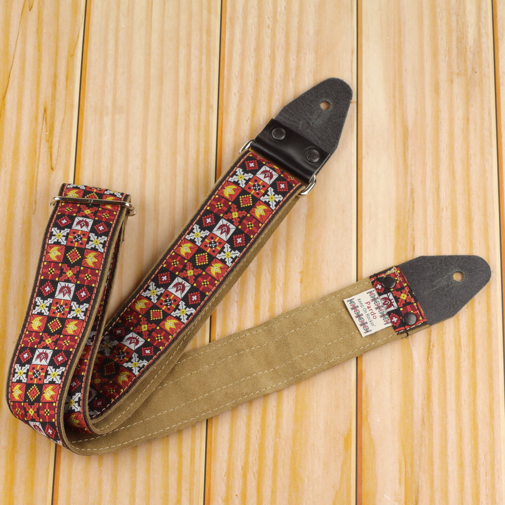 Finests artists guitar strap Hendrix Woodstock hendrix style