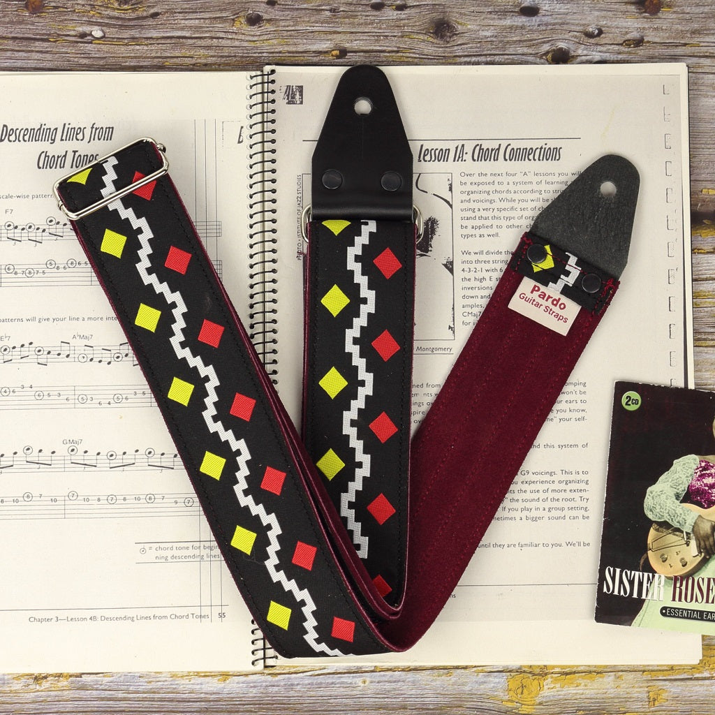 Pardo premium guitar strap famous artists series model Diamonds George Harrison