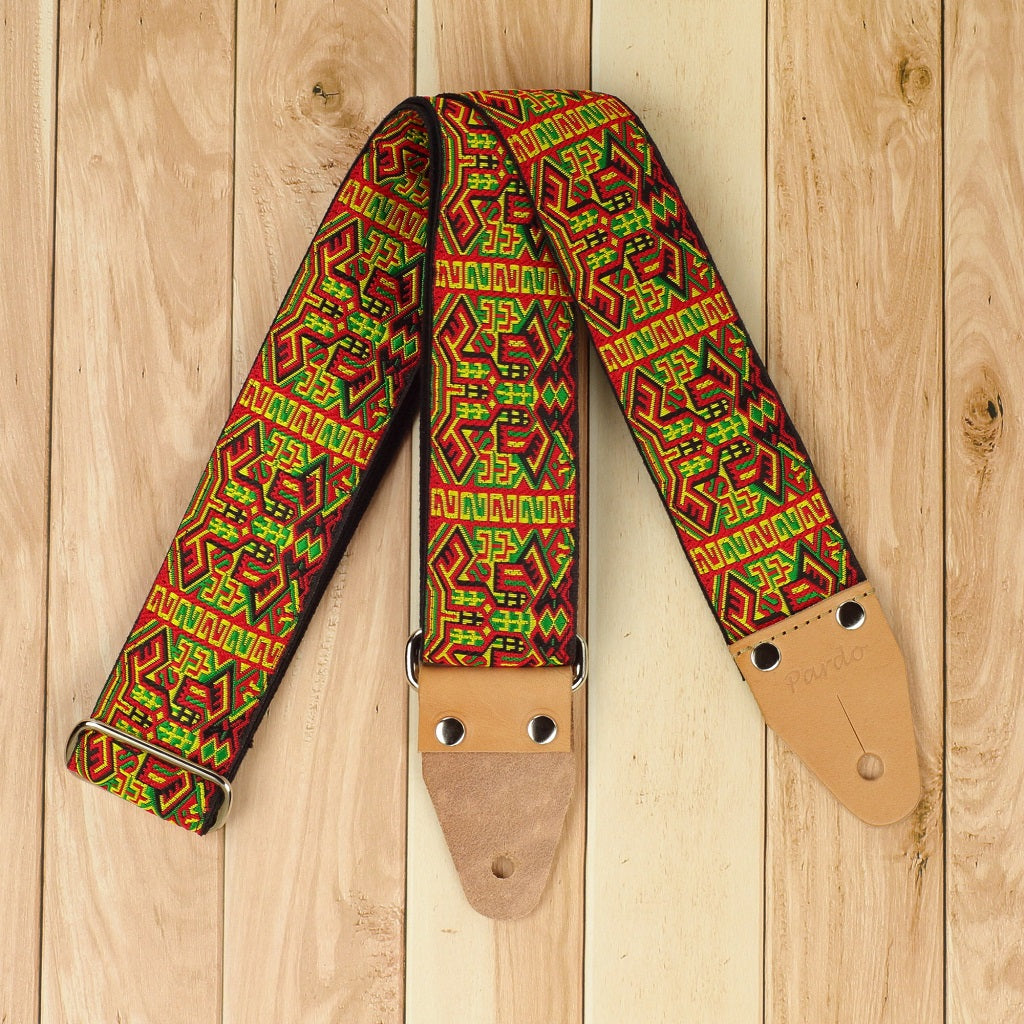 Pardo guitar strap model Eagle Multicolor native guitar strap