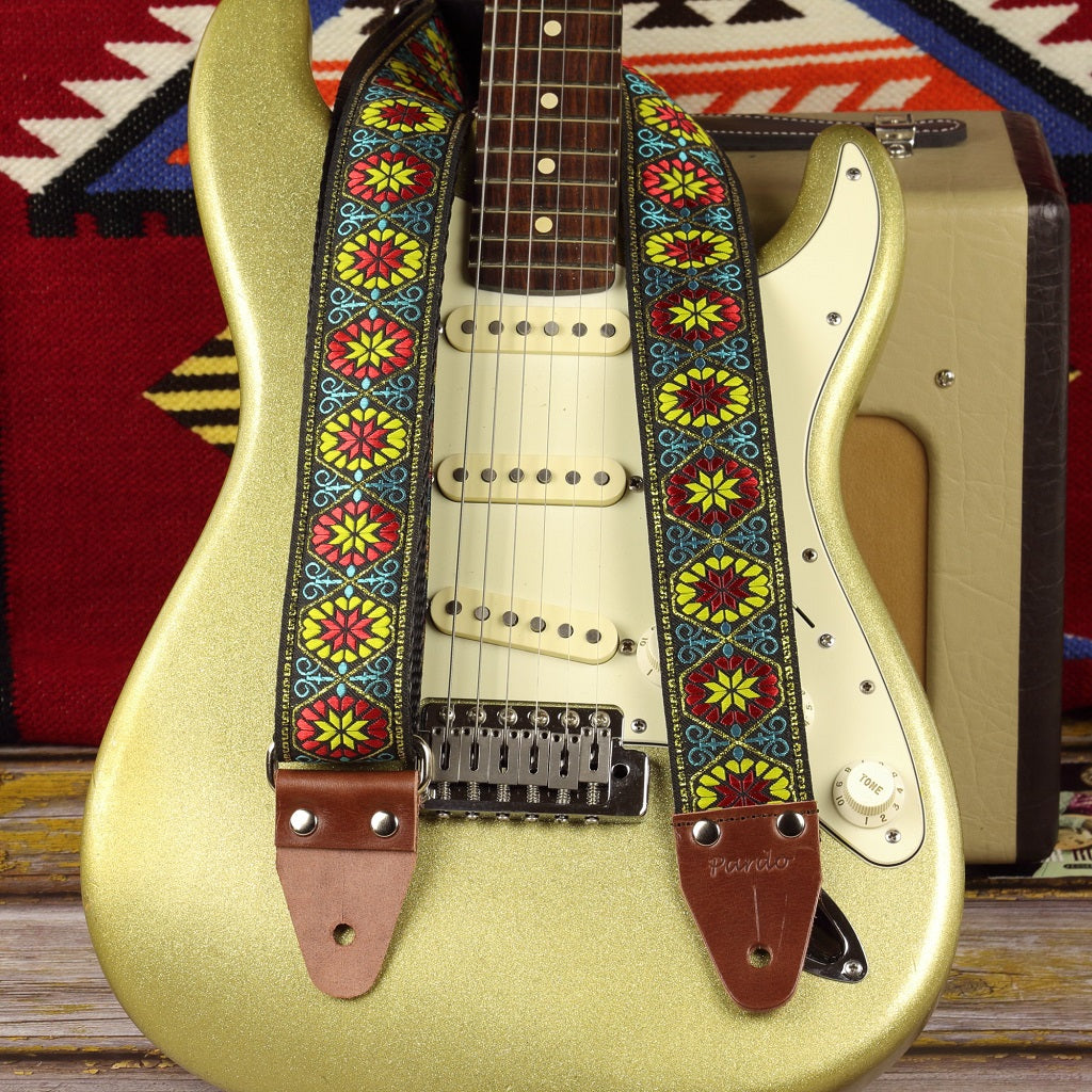 Pardo Straps Floral guitar strap model Big Flow