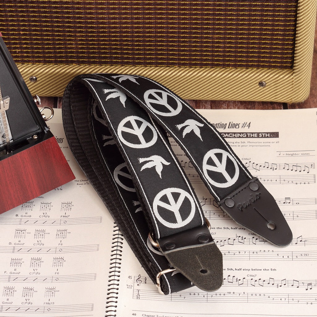 high quality strap made for musicians - Psychedelic patterns
