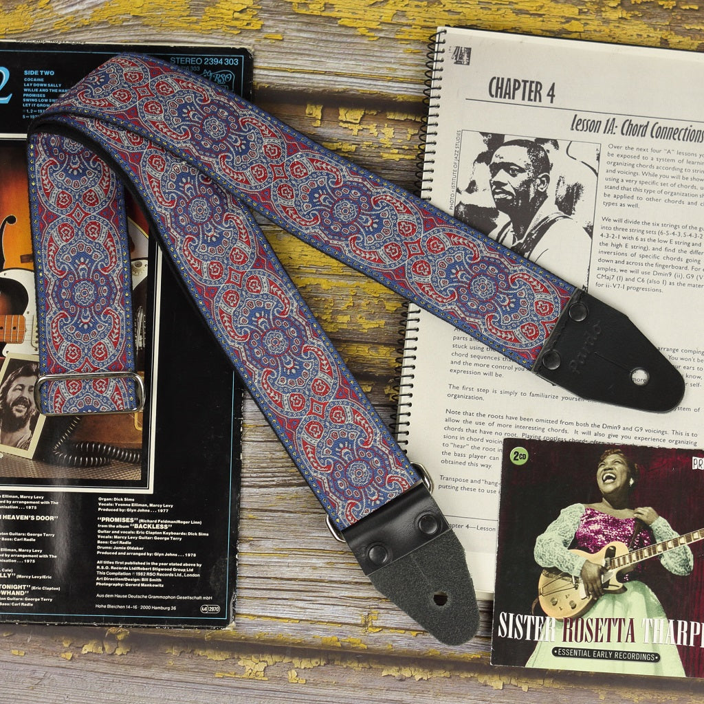 reippy guitar strap Sixties pattern model Efrit