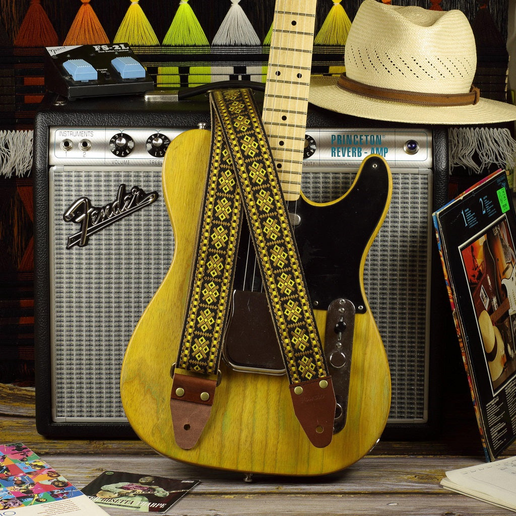 Aboriginal guitar strap model Pueblo - Pardo Guitar Straps