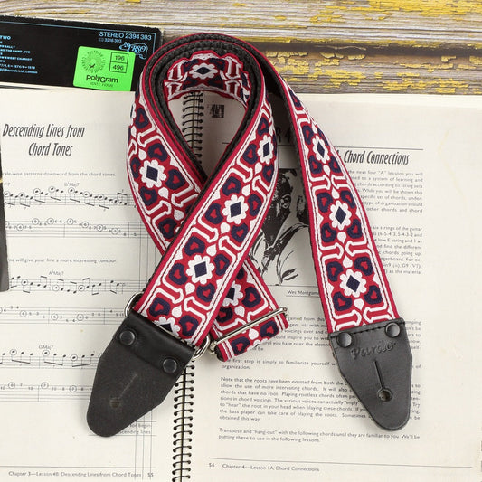 New Montseny Guitar Strap – Timeless Jacquard Artistry