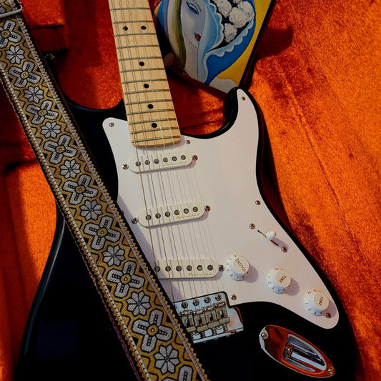 Eric Clapton guitar strap brown