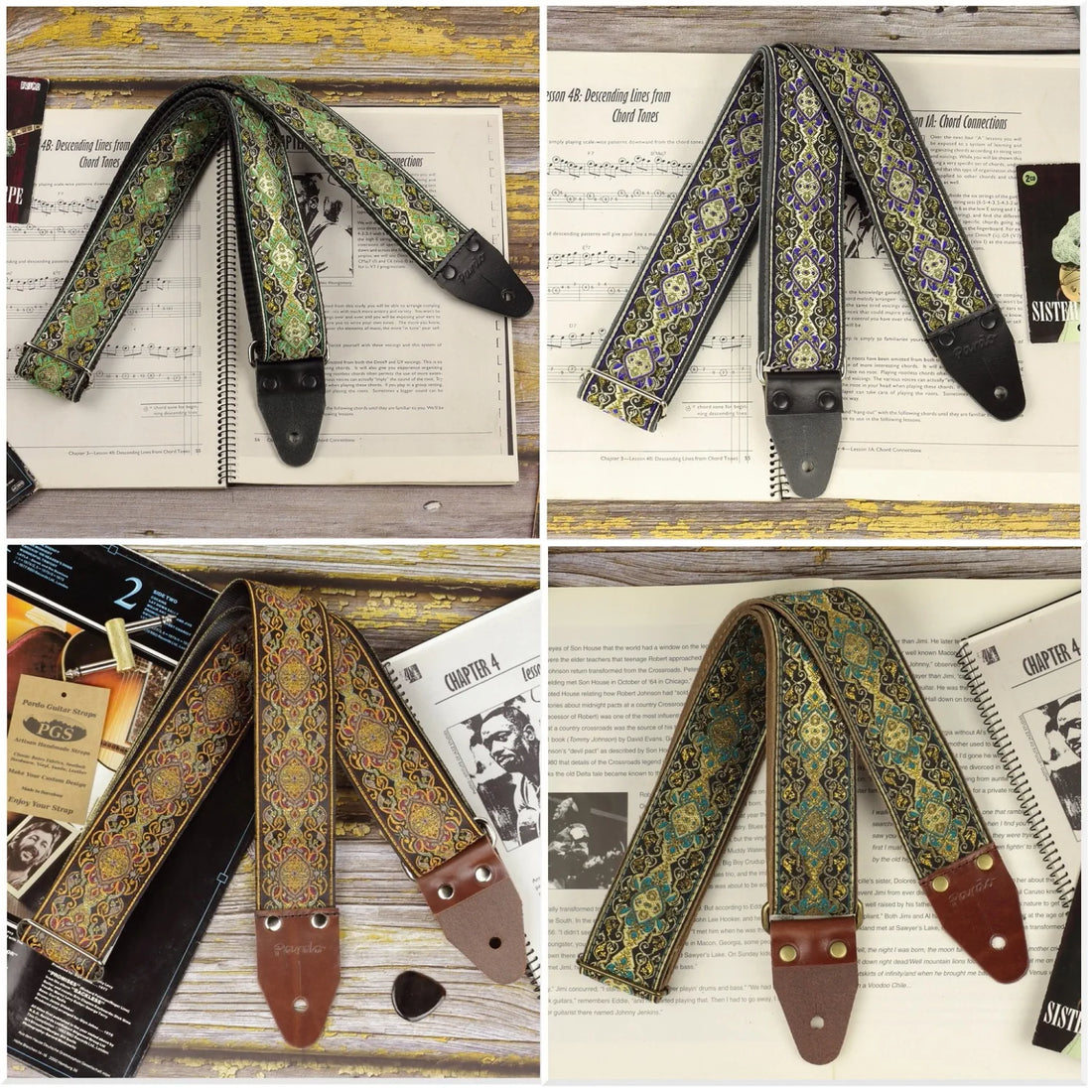psychedelic guitar straps styles guide