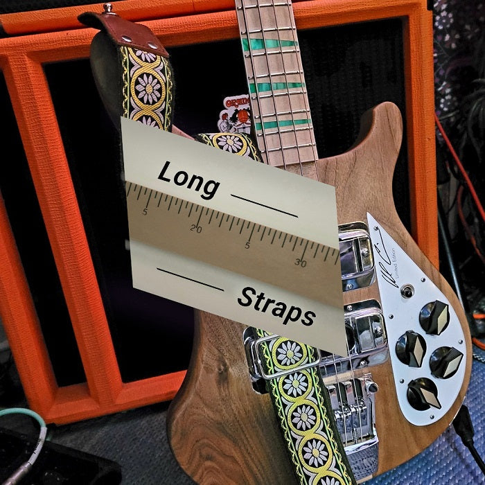 Pardo long hippie guitar straps 70 inch