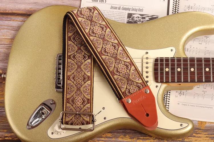 wide guitar straps collection for extra confort
