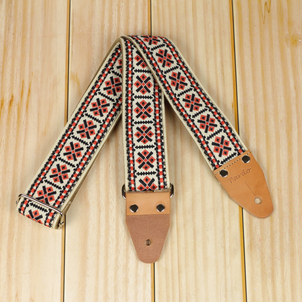 Aboriginal guitar strap