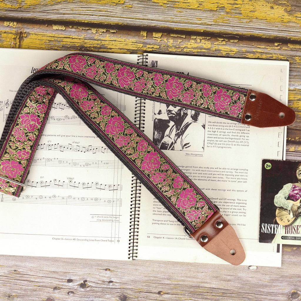 Azalea cool guitar strap - Pardo Guitar Straps