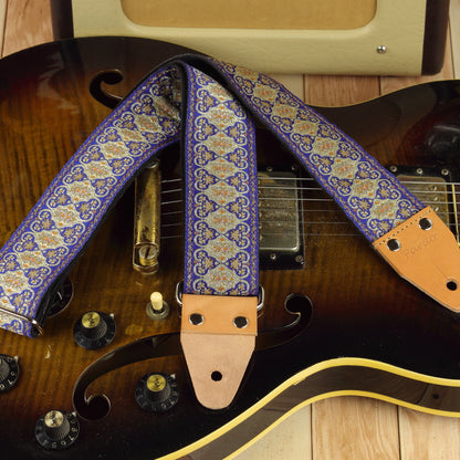 Blue gothian Pardo guitar Strap
