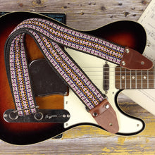 Bob Marley style guitar strap on a Fender Tele