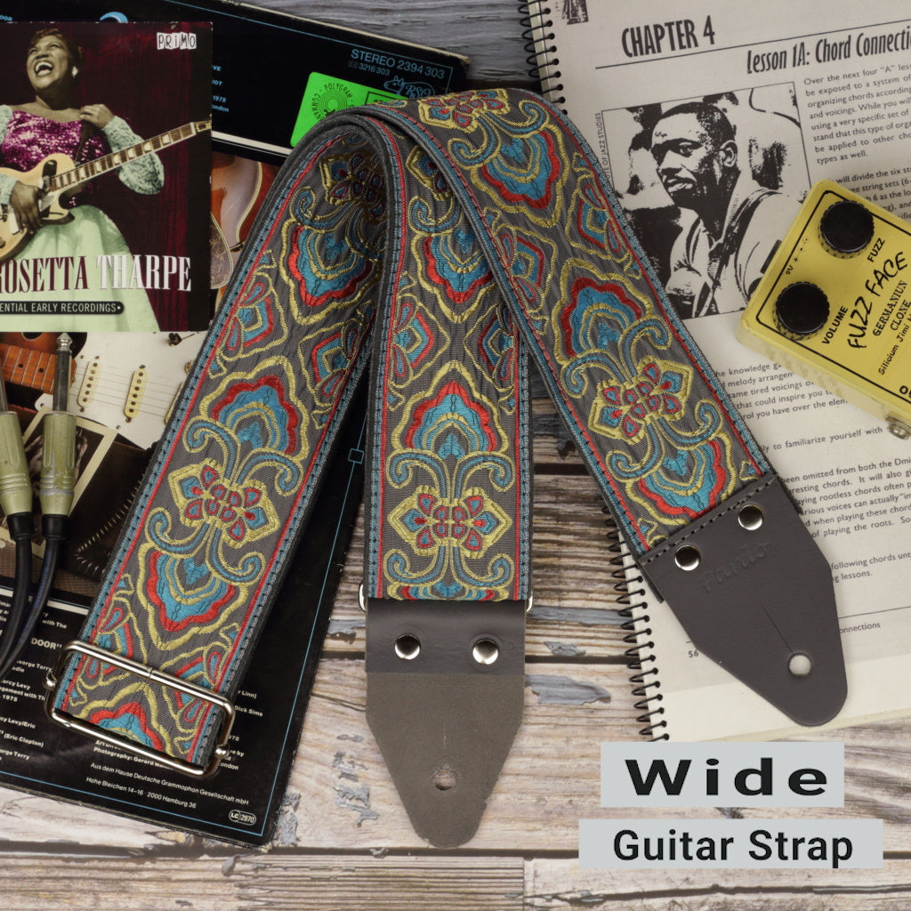 Comfort hippie guitar strap best strap backing suede