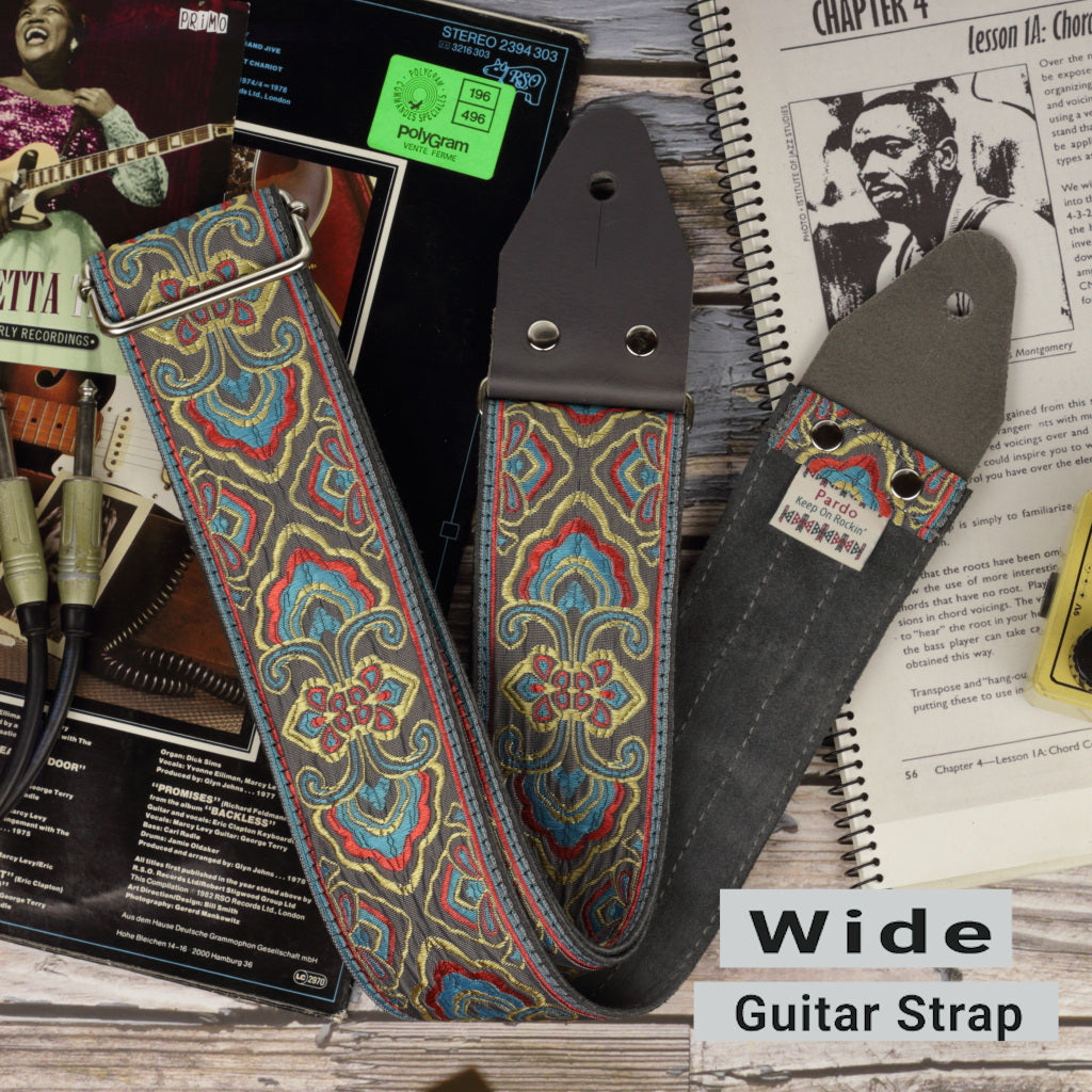 Craftsman Pardo guitar strap backing suede model Aracne