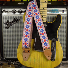 Flowers Eric Clapton Floral guitar strap - Pardo Guitar Straps