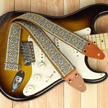 Eric Clapton Strap for guitar color Brown - Pardo Guitar Straps