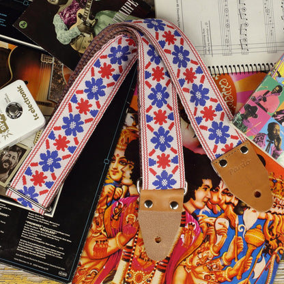 Eric clapton Famous guitar strap with flowers