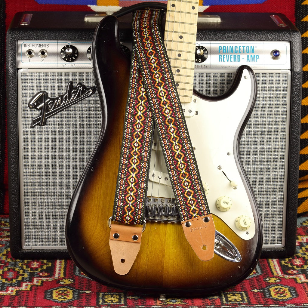 Bob Marley Guitar Strap Red