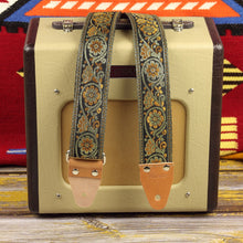 Floral guitar strap model October Vintage guitar Strap
