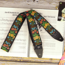 Floral patterned guitar strap Field - Pardo Guitar Straps