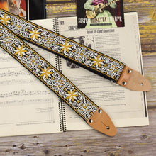 Guitar strap with stars model gold stars