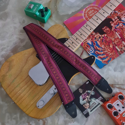 Handmade guitar strap color Mora