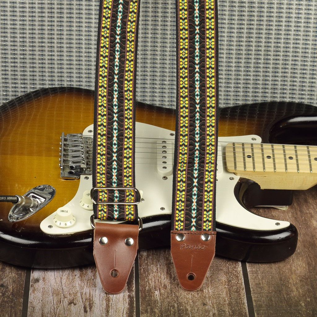 Hippie guitar strap hootennany