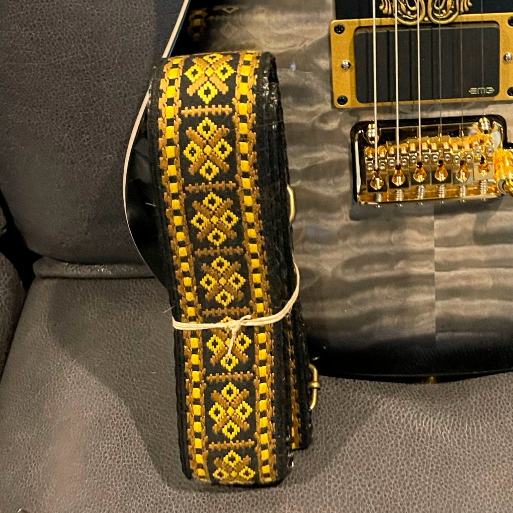 Indigenous guitar strap Pueblo