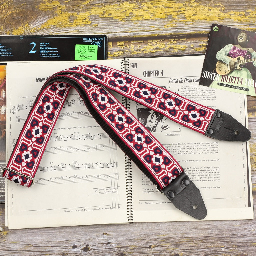 Jacquard guitar strap model Montseny