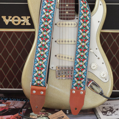 Jimi Hendrix guitar strap Jimmy Page tribal