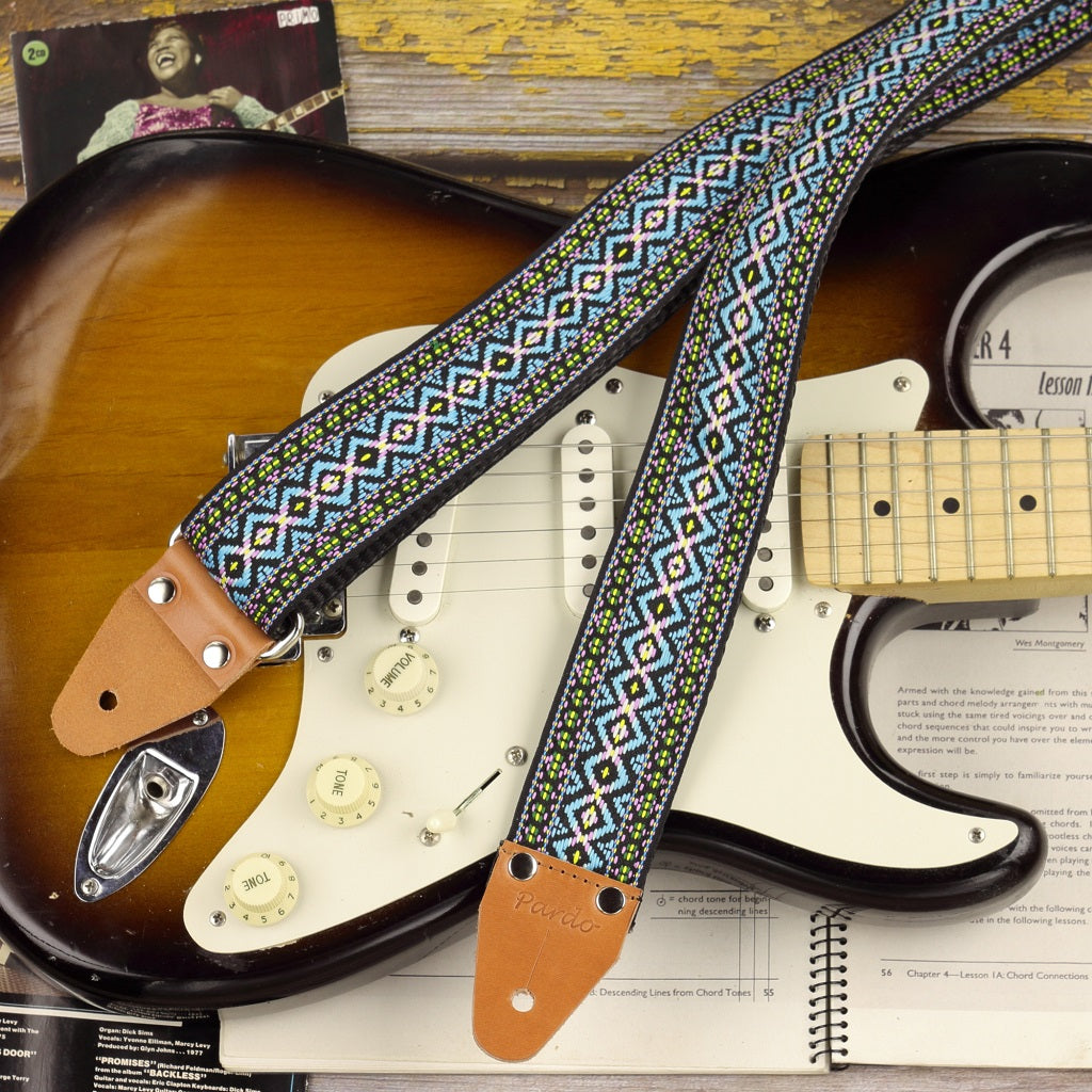 Legeng bob marley Blue guitar strap