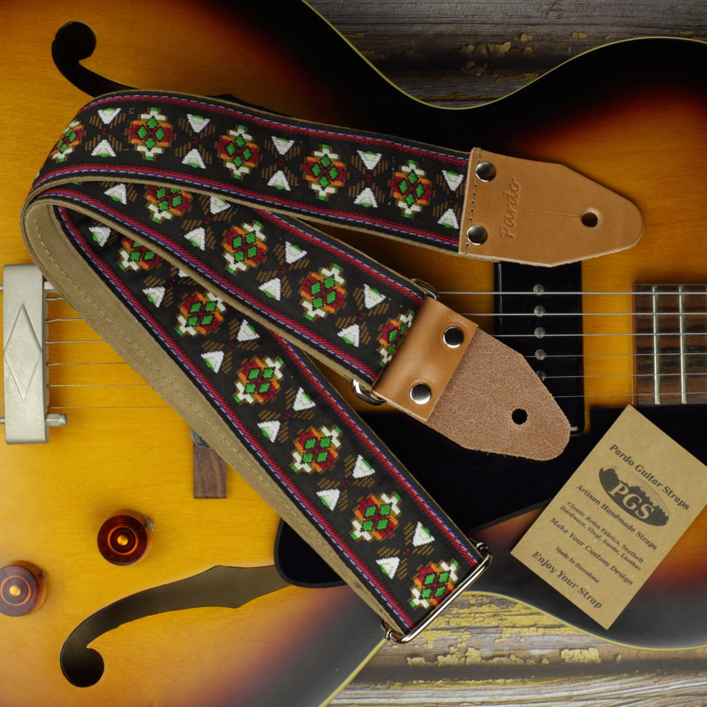 Native American guitar strap apache