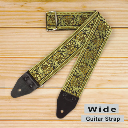 Pardo 2'5 comfort wide guitar strap model Baroque Floral