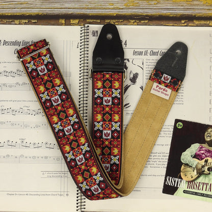 Pardo artists series Woodstock Hendrix guitar strap