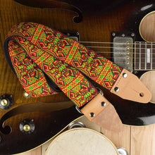 Pardo Eagle psychedelic guitar strap