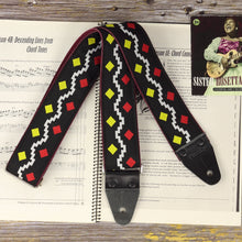 Pardo Famous Artists guitar strap George Harrison The Beatles model Diamonds