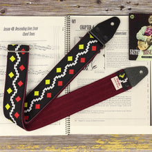 George Harrison guitar strap model Diamonds - Pardo Guitar Straps