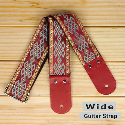 Pardo Outlet wide guitar strap Red Stairs