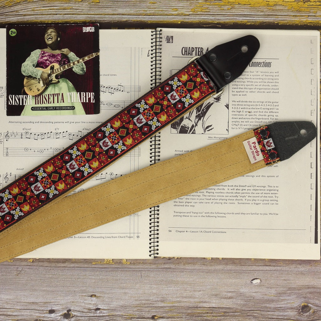 Pardo Straps famous Woodstock Jimi Hendrix guitar strap
