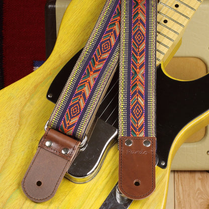 Pardo tribal guitar strap model Arrows