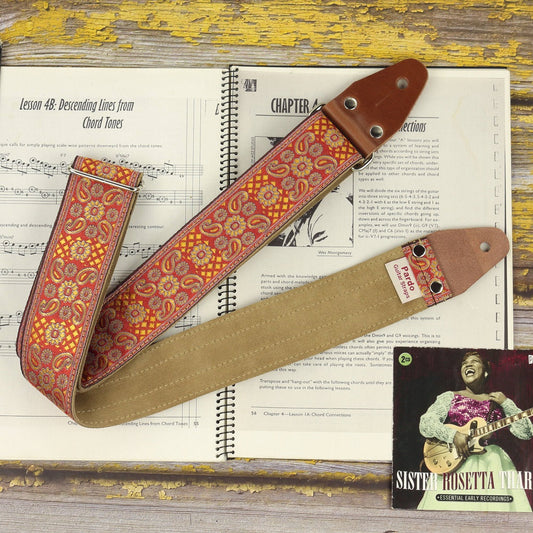 Pardo model andromeda hippie guitar strap