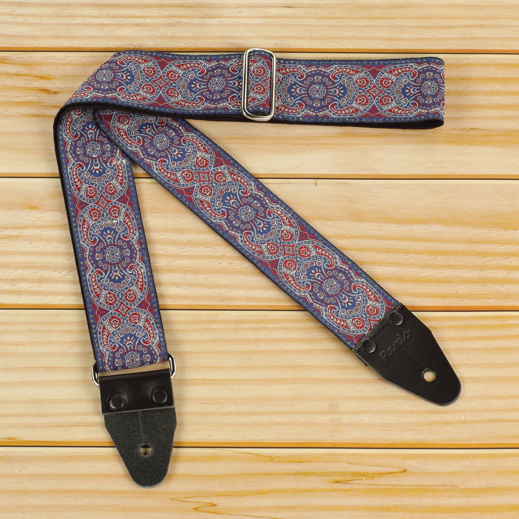 Power of love hippie guitar strap model Blue Efrit