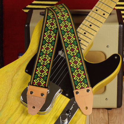 Premium guitar strap Ethnic style