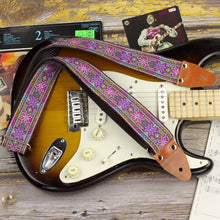 Rocking the Stage with a Multicolored Stars Guitar Strap