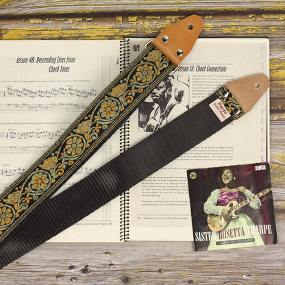 seatbelt guitar strap floral model October