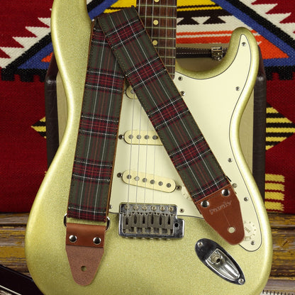 Tartan guitar strap