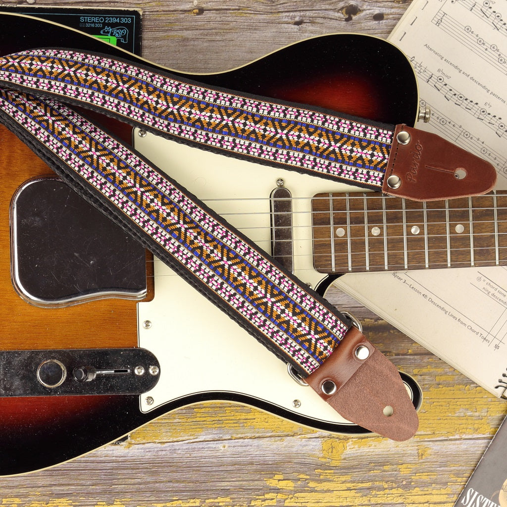 The spirit of reggae in a guitar strap