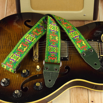 Vintage guitar strap Green Flipp